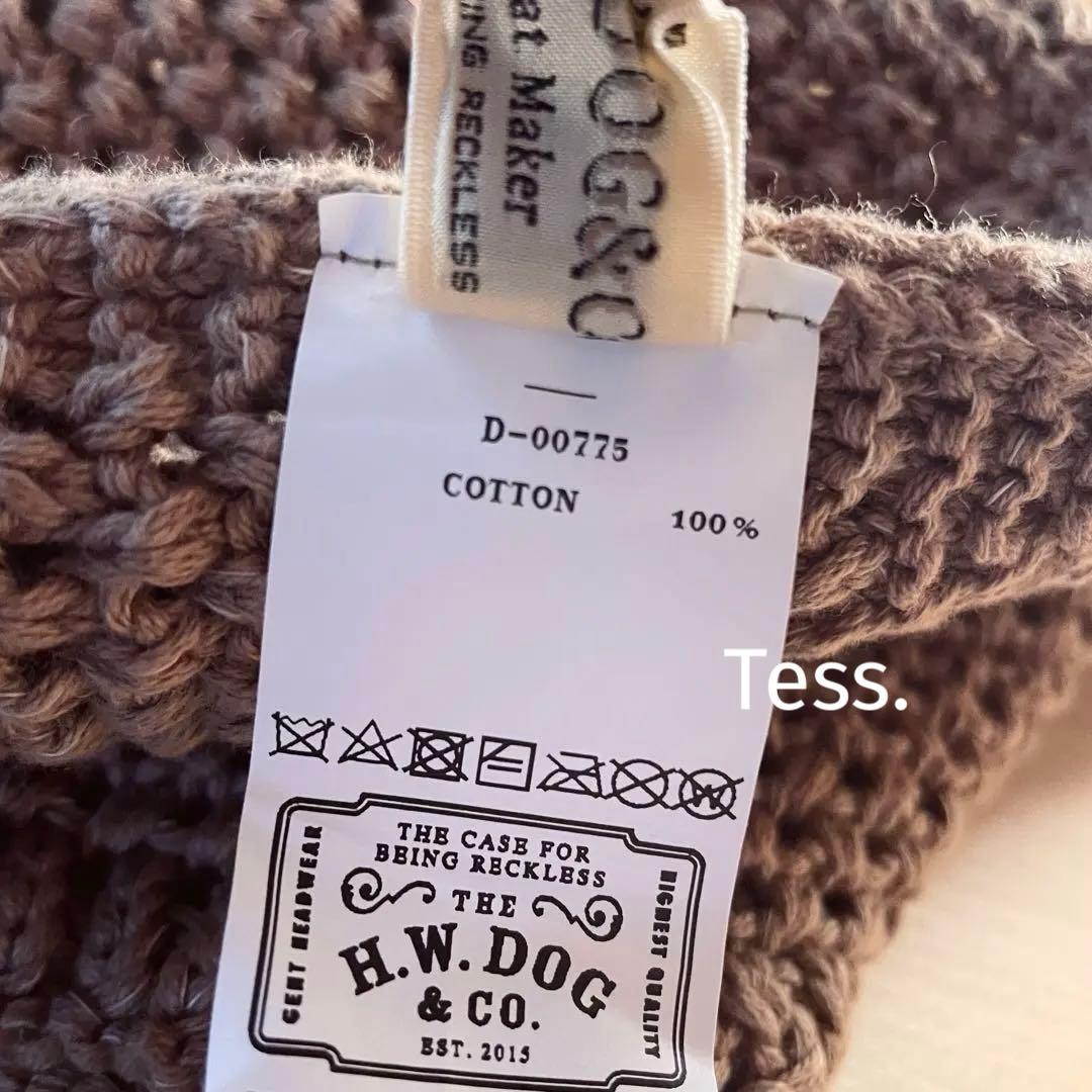 The H.W.Dog&Co. ニットハット 帽子 エイチダブリュードッグ