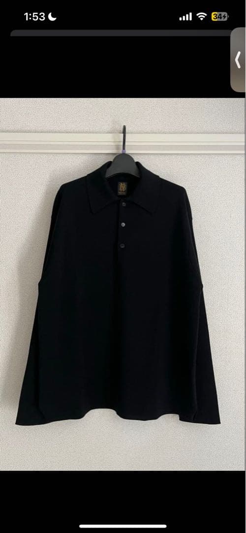 バトナー　32G SMOOTH WOOL POLO