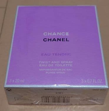 CHANEL CHANCE EAU TENDRE 20ml✕3本