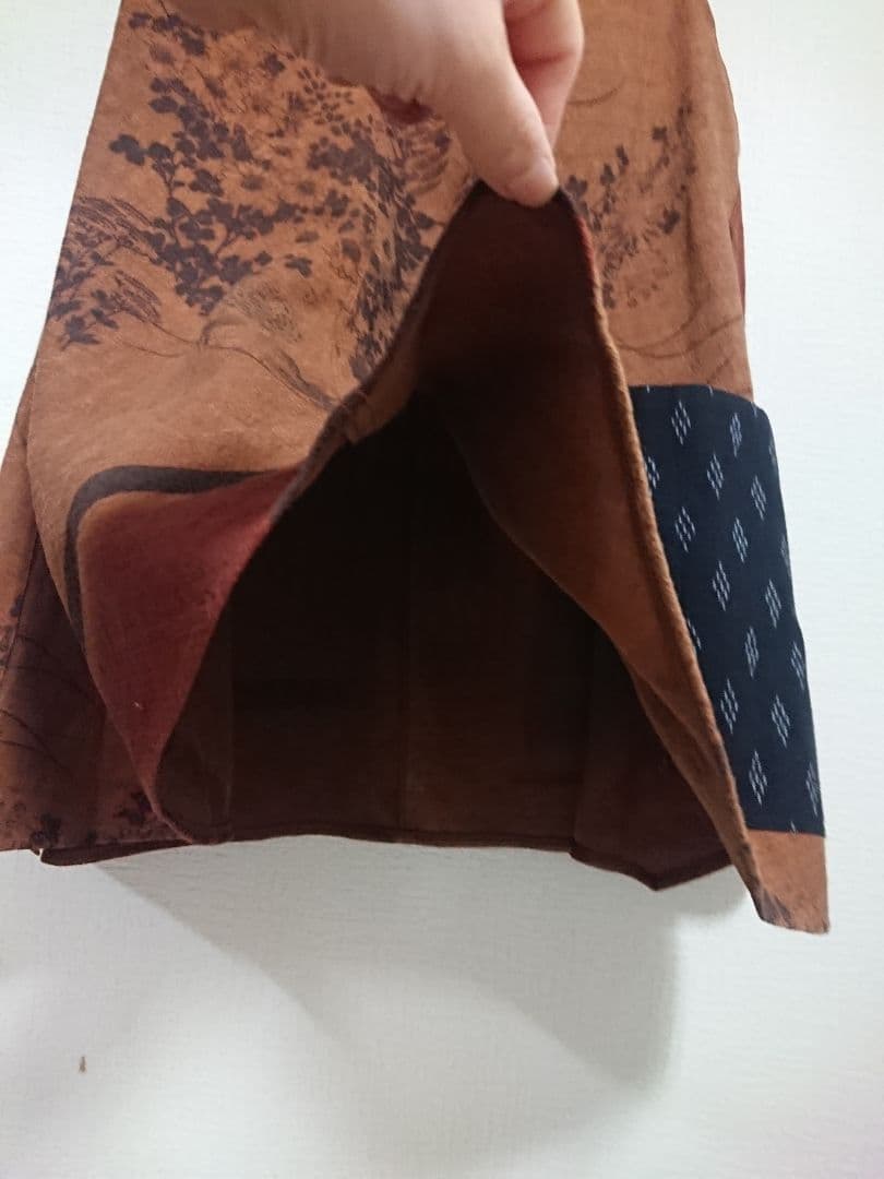 朝倉☆柿渋染め 今尾知子創作一点物ワンピース