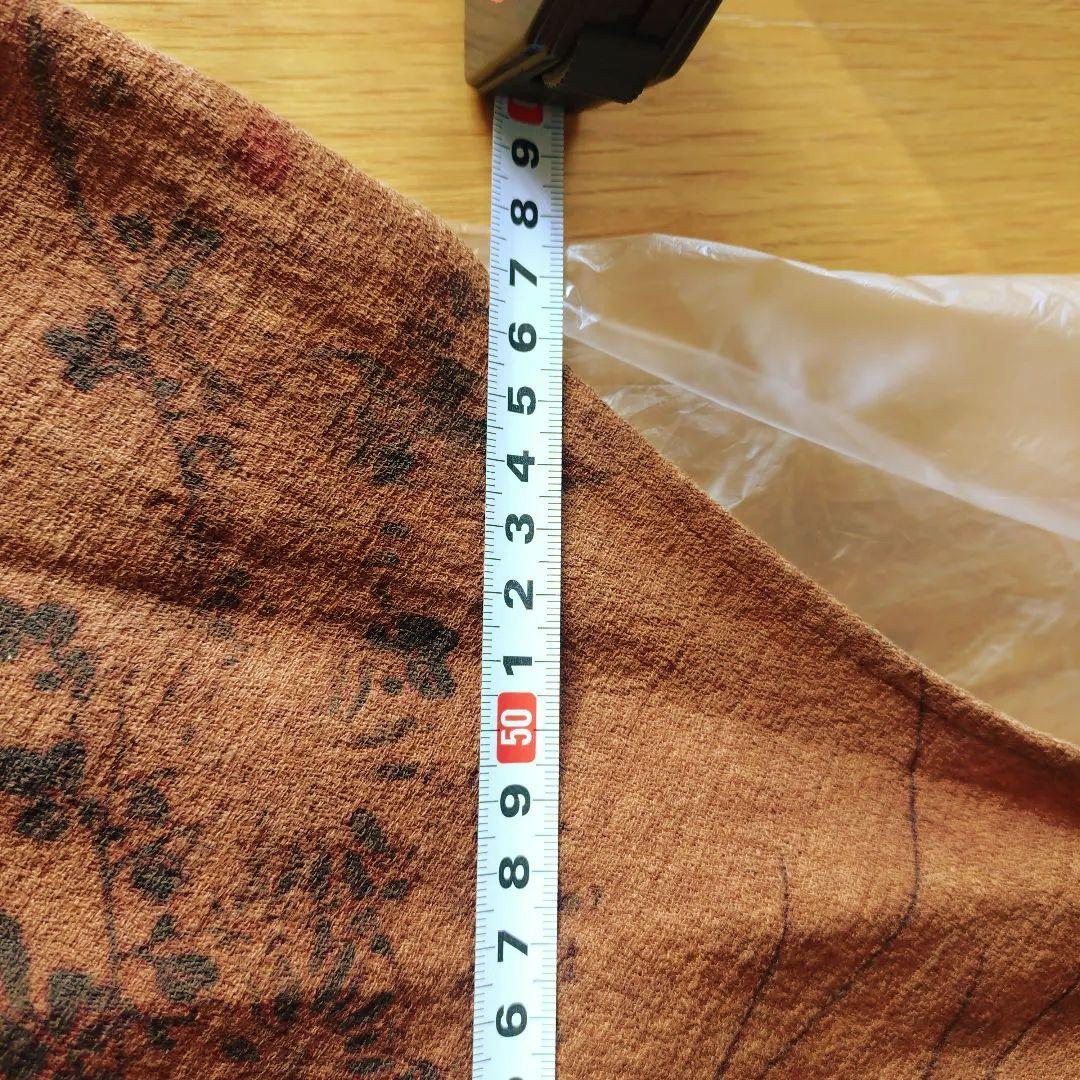 朝倉☆柿渋染め 今尾知子創作一点物ワンピース