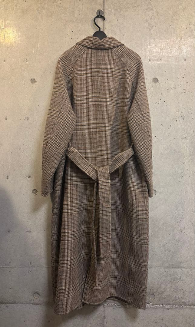 TODAYFUL ステンカラーチェックコート 38