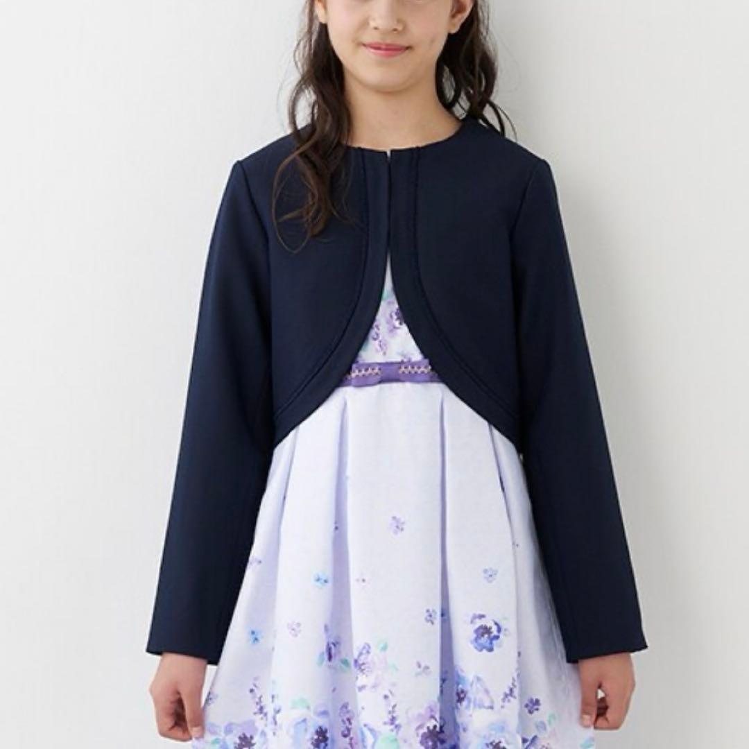 ANNA SUI mini 水彩花柄ワンピース　ブレードジャケット