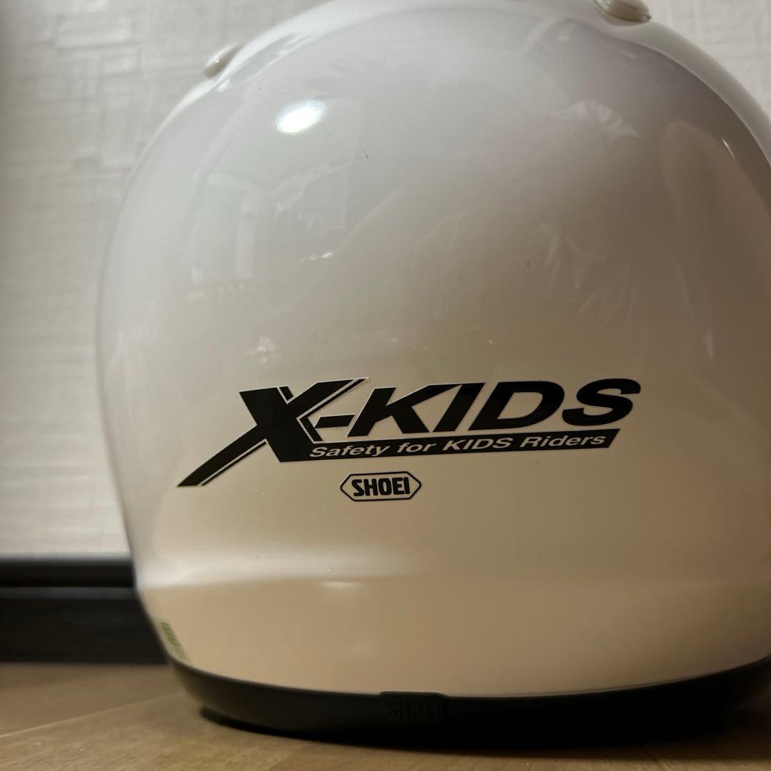 SHOEI　フルフェイス　バイクヘルメット X-KIDS ホワイト XXS