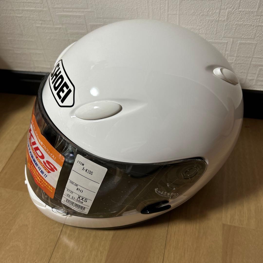 SHOEI　フルフェイス　バイクヘルメット X-KIDS ホワイト XXS