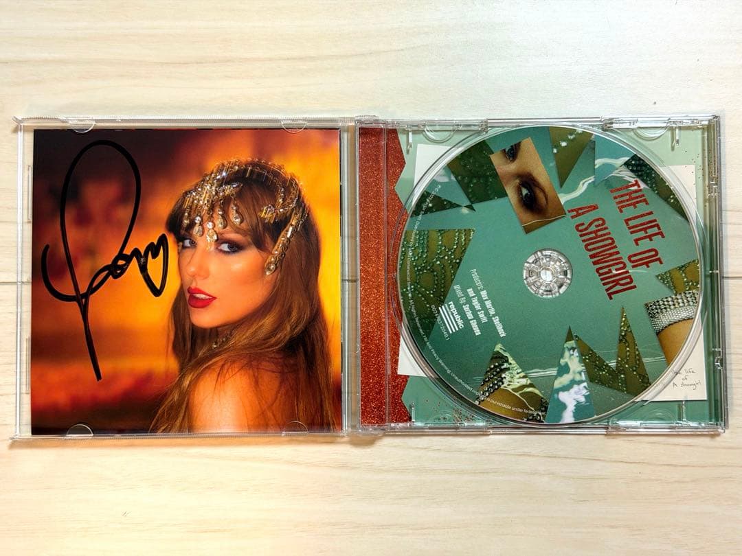 直筆サイン入り Taylor Swift TLOAS CDアルバム 輸入盤