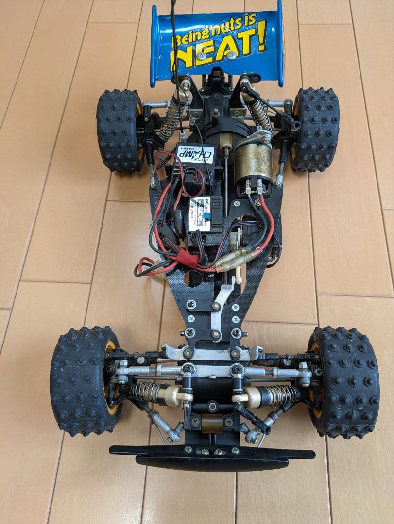 【当時物・部分動作確認済】タミヤ アバンテ（1988年製）レストアベース 現状品