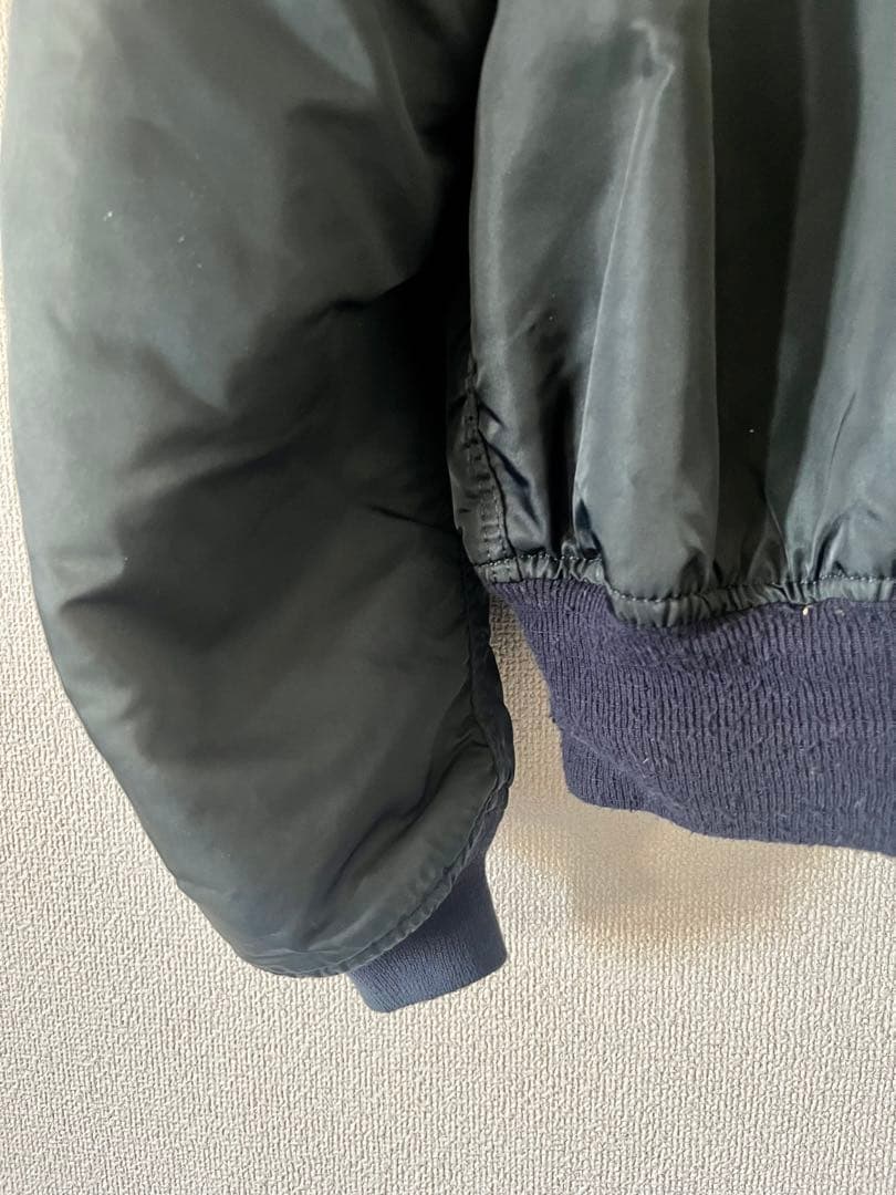 MA-1 ネイビージャケット　アルファ社　希少な80〜90年代モデル