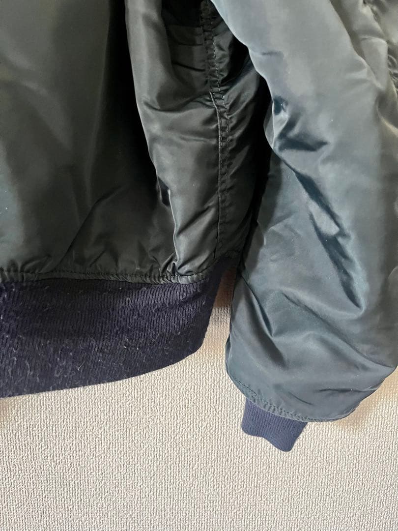 MA-1 ネイビージャケット　アルファ社　希少な80〜90年代モデル