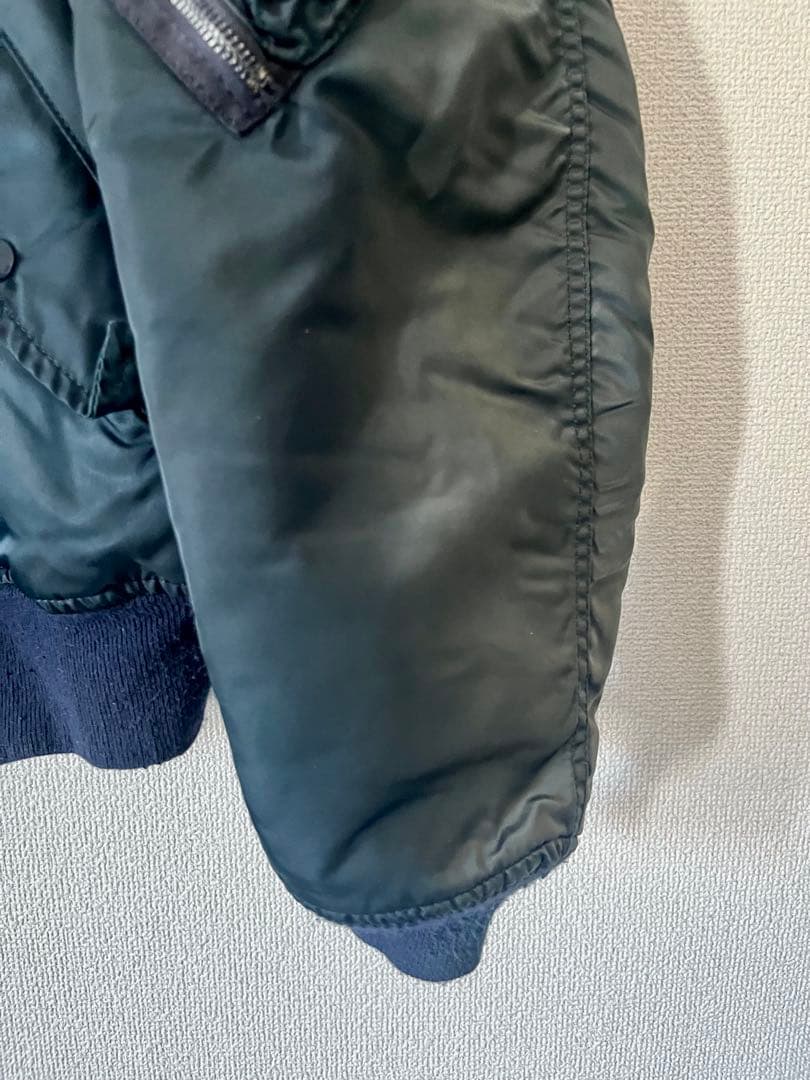 MA-1 ネイビージャケット　アルファ社　希少な80〜90年代モデル