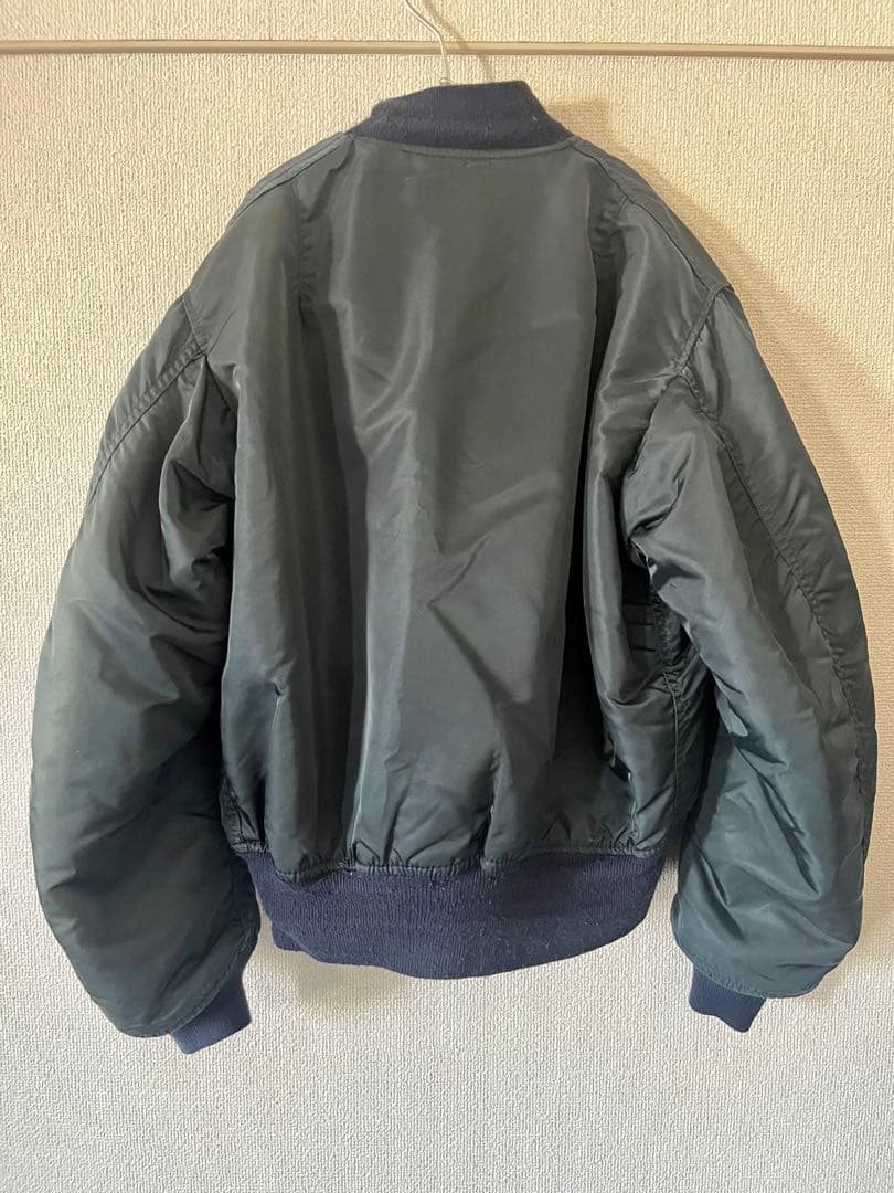 MA-1 ネイビージャケット　アルファ社　希少な80〜90年代モデル