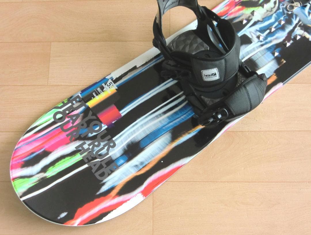■1月限定■送料無料■HEAD■メンズスノボセット■153/26.5■WAX済■