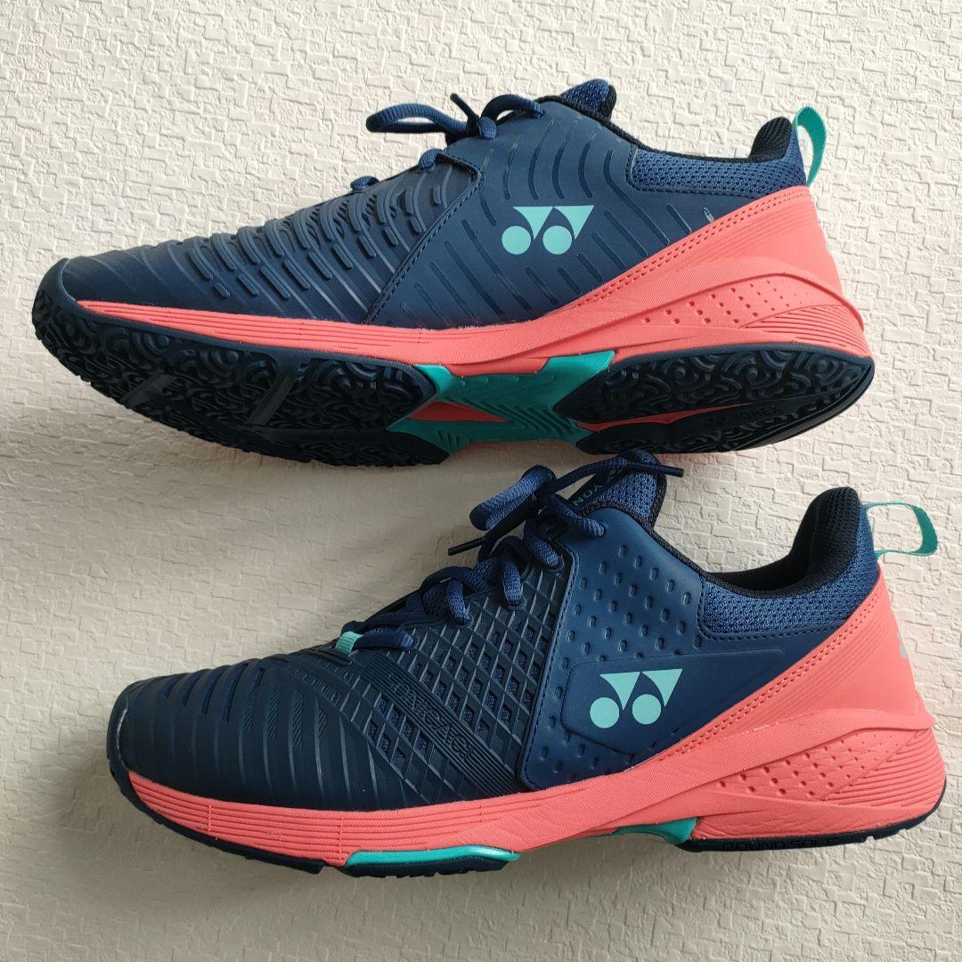 YONEXテニスシューズ　ソニゲージ3ワイドGC　ソフトテニスシューズ27