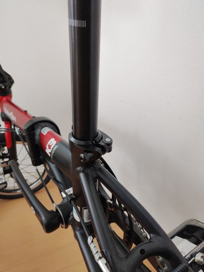 超美品 DAHON K3 2024年購入 レッド/ブラック おまけ付き