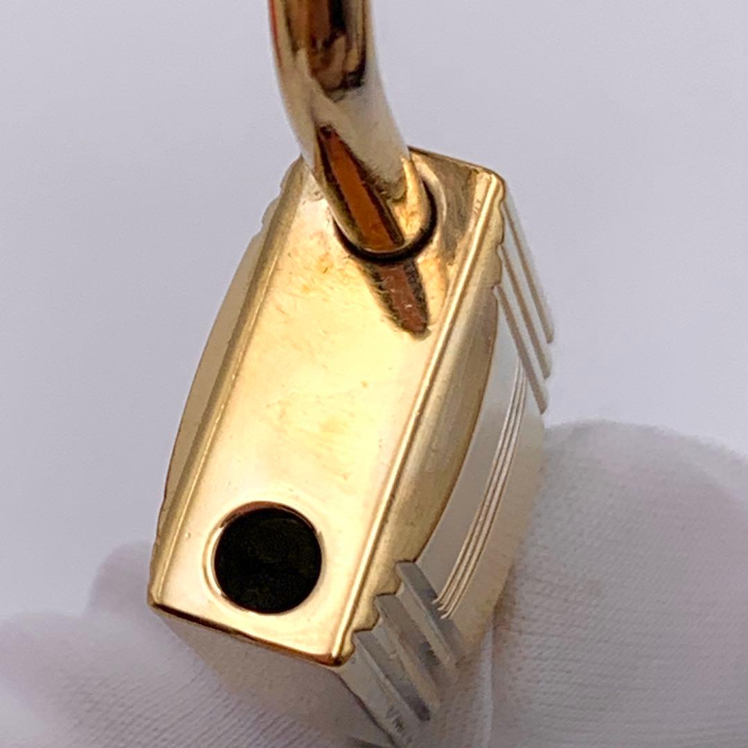HERMESエルメス カデナ 107番 ゴールド 24Kメッキ 鍵付き 南京錠