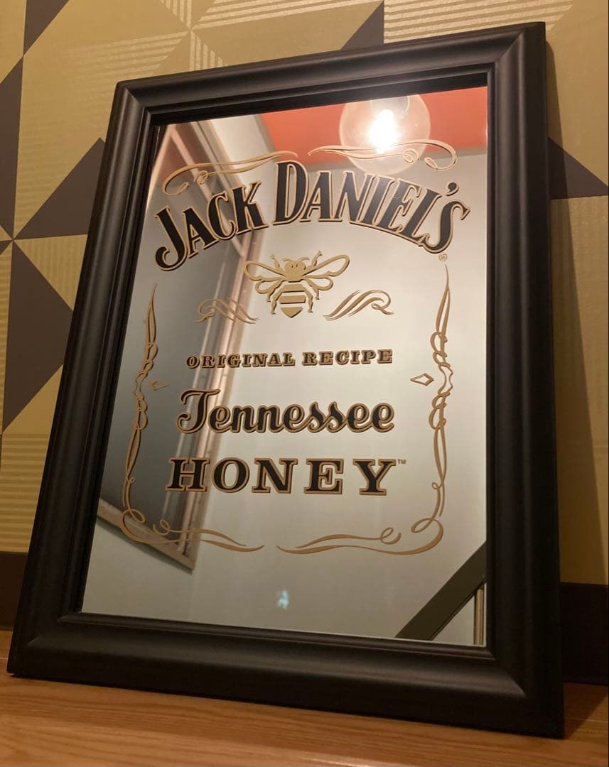 ジャックダニエル パブミラー アメリカン 雑貨 レトロ アンティーク 鏡 看板