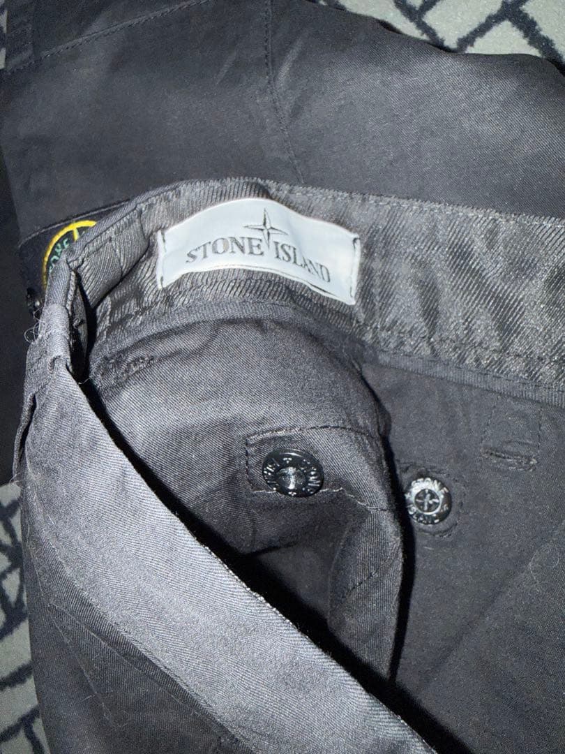 Stone  カーゴパンツ ブラック 32 ストーンアイランド