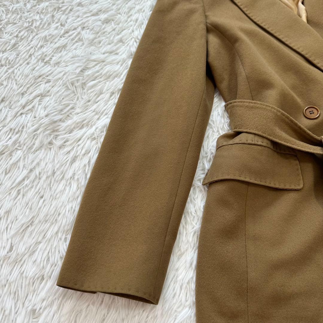 美品✨マックスマーラ ジャケット ウール キャメル 42 L ベルト付き