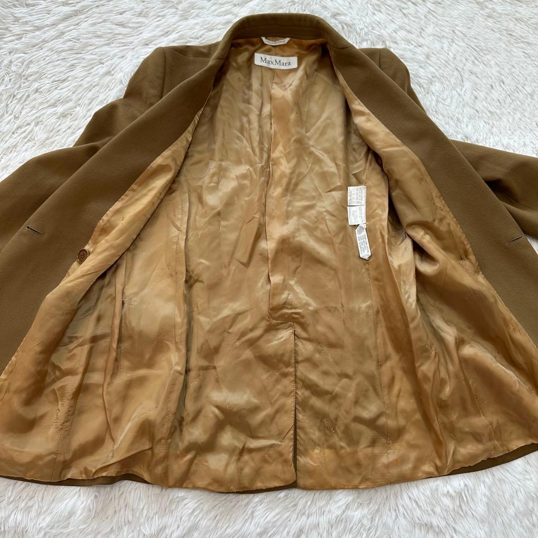 美品✨マックスマーラ ジャケット ウール キャメル 42 L ベルト付き