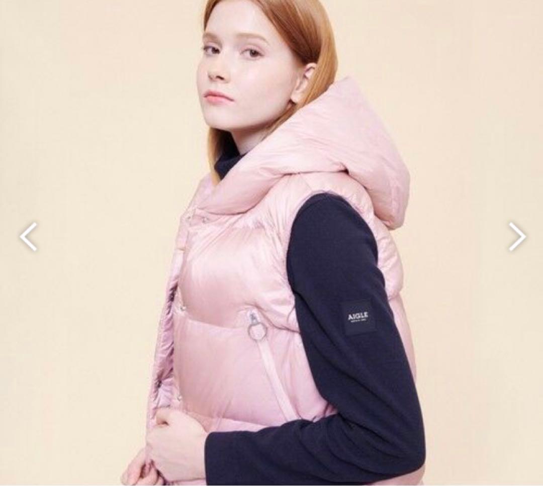 AIGLE 中綿ロングダウンベスト 撥水 ジャケット アウター