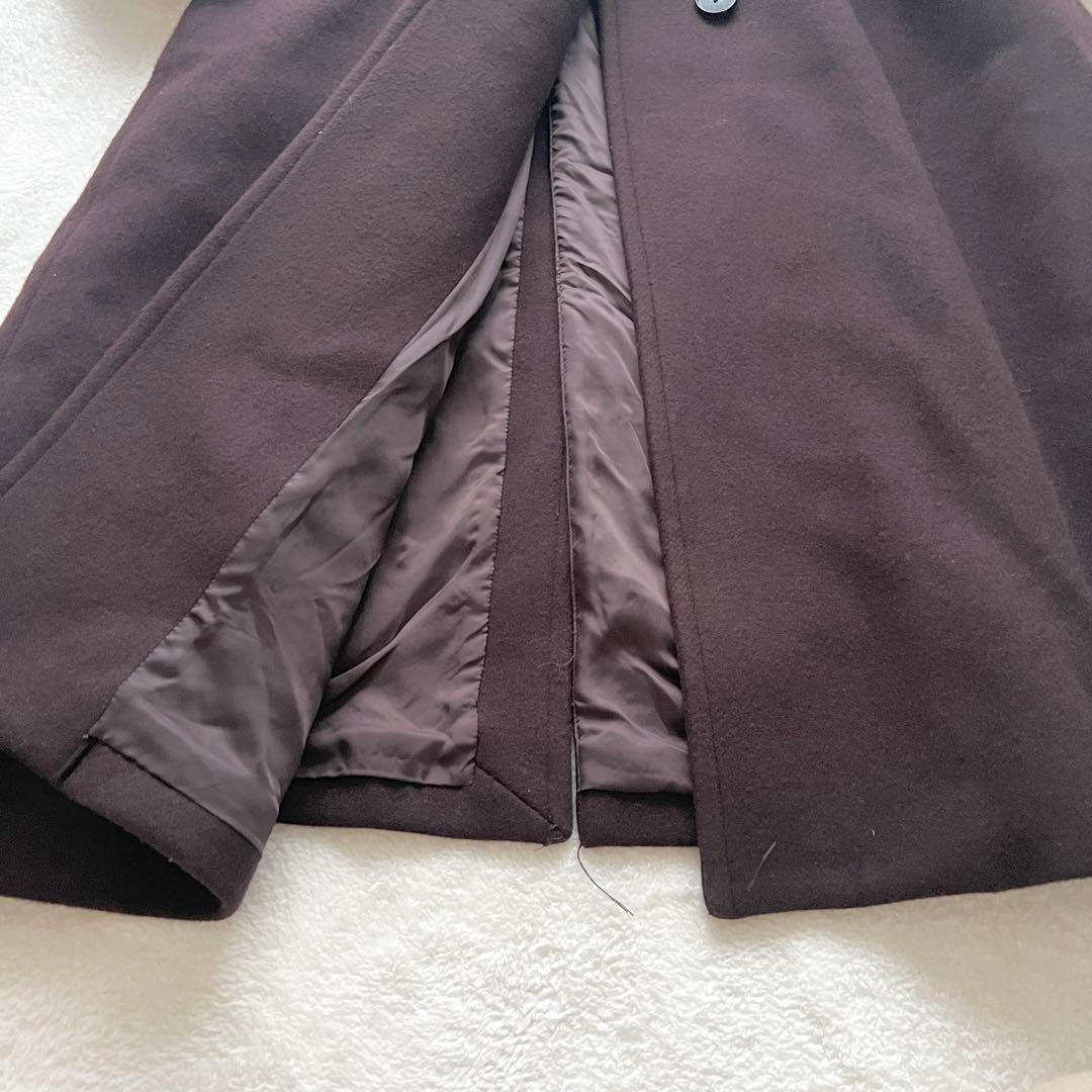 PUBLIC TOKYO SUPER140ブレンドトレンチライクウールコート