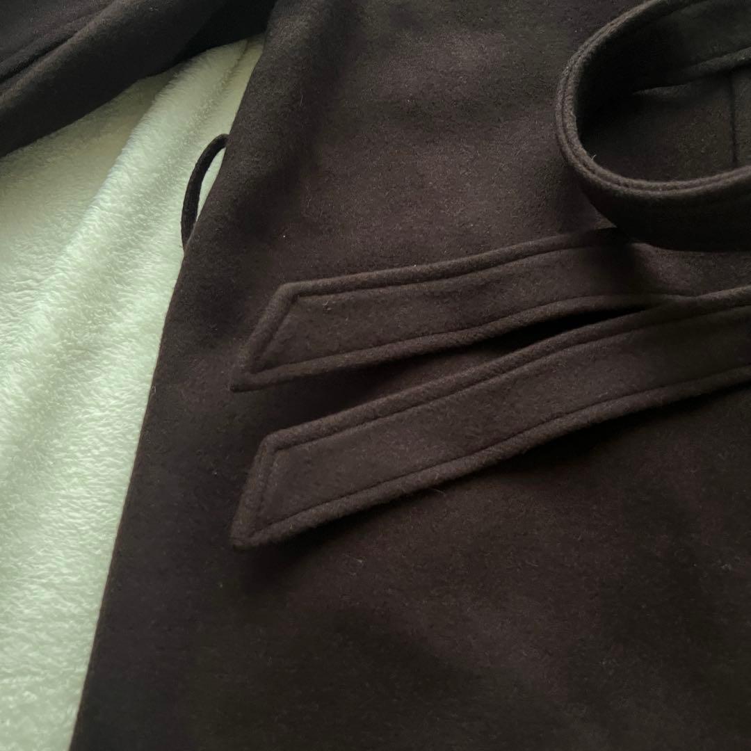 PUBLIC TOKYO SUPER140ブレンドトレンチライクウールコート