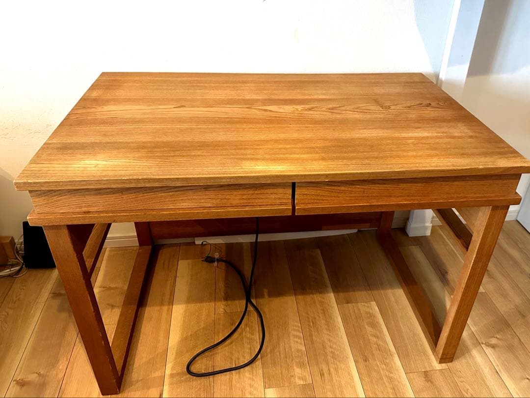 マルニ木工　天然木学習デスク