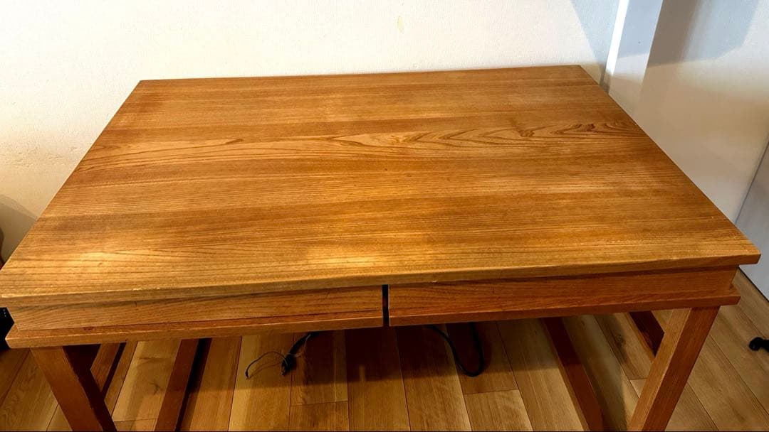 マルニ木工　天然木学習デスク