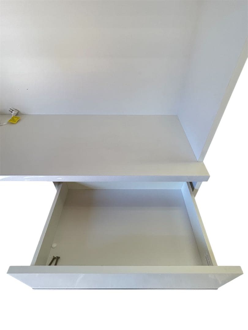 土井インテリヤ工業 レンジボード 収納家具 キッチン家具 ホワイト キッチン収納