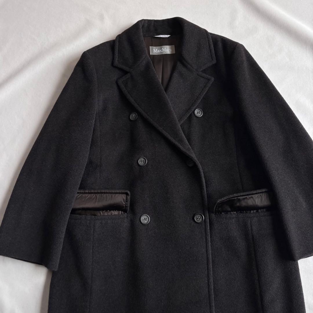 ジャケット・アウター MaxMara double breasted virgin wool coat
