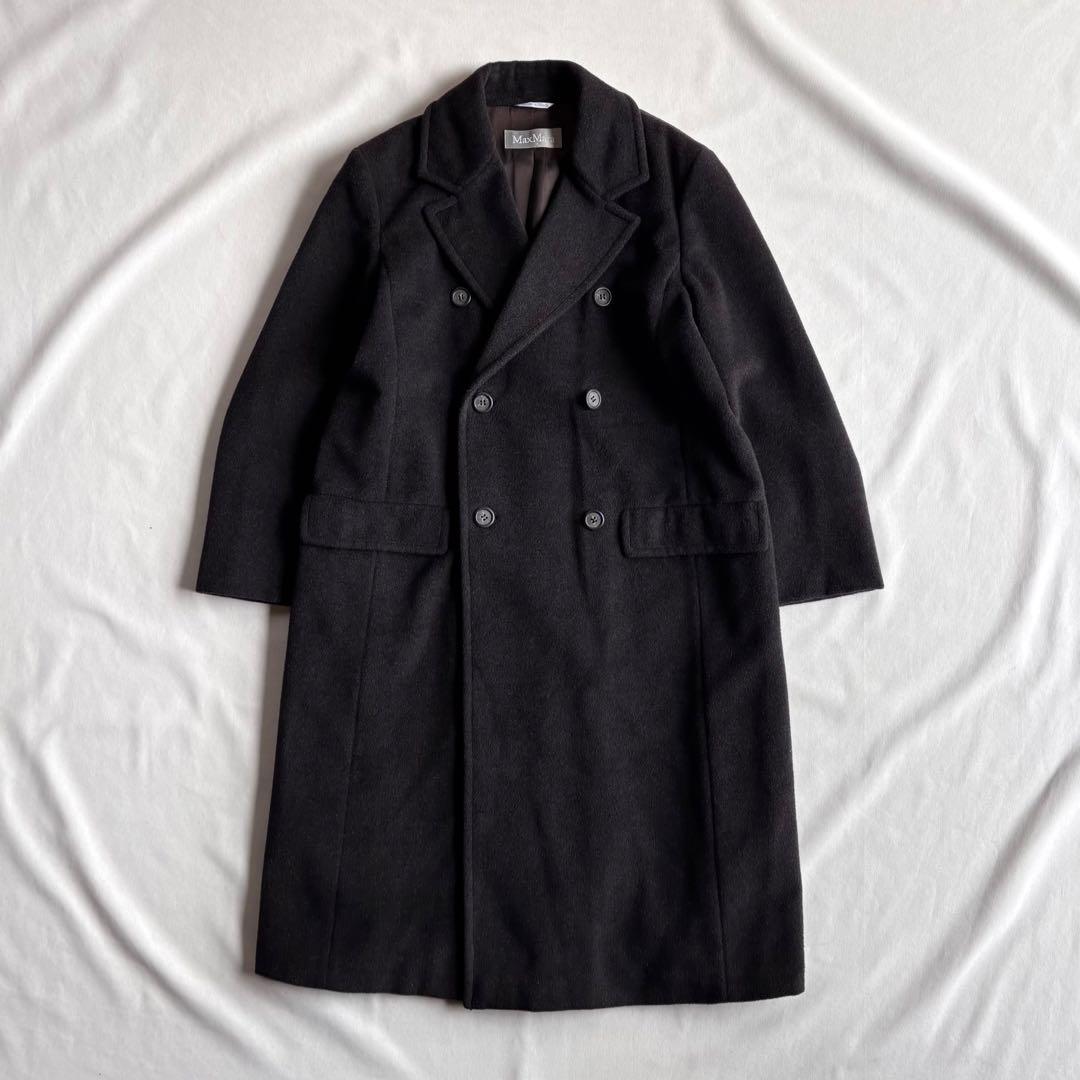 ジャケット・アウター MaxMara double breasted virgin wool coat