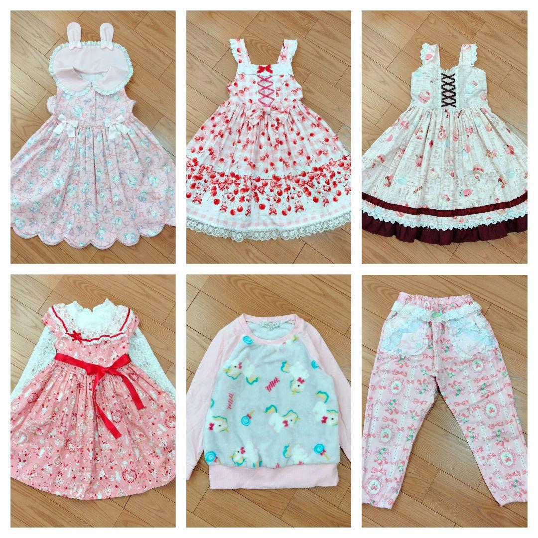 【未使用含む】ハンドメイド ワンピース＆トップス＆パンツ 6点セット