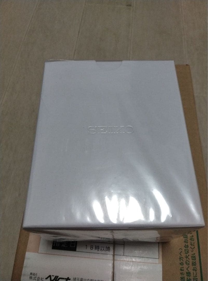 SEIKO グリーン クロノグラフ レザーベルト