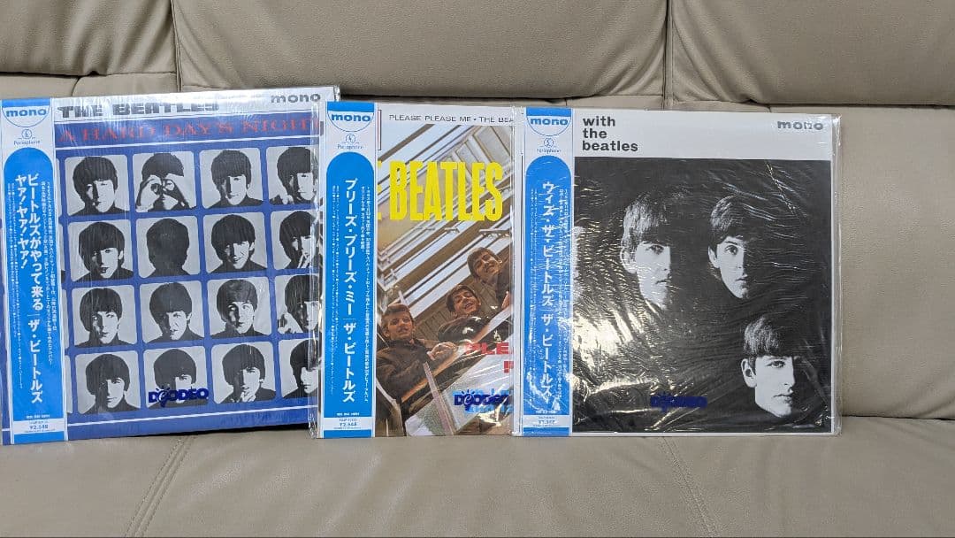ビートルズ レコード　3枚セット モノラル　一度視聴