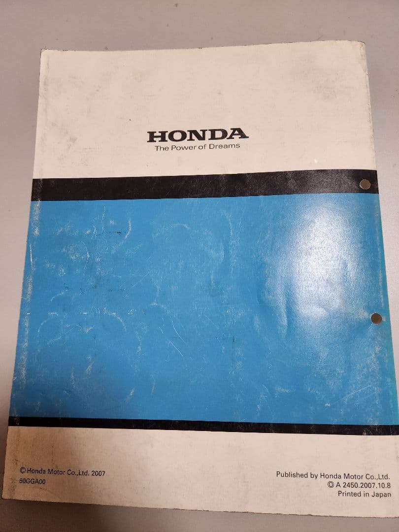 HONDA ZOOMER・DX サービスマニュアル　FI車用　ズーマー