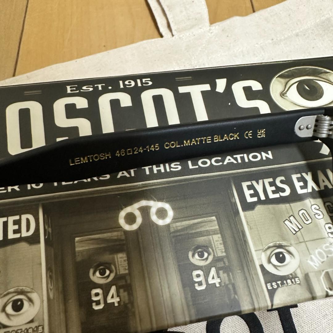 MOSCOT LEMTOSH MP 46 国内正規品 マットブラック