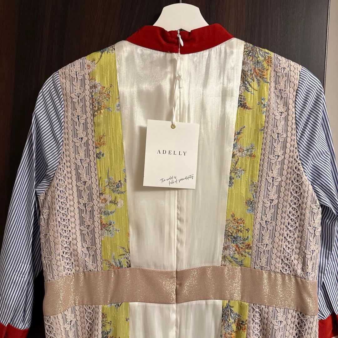 《完売品》　新品未着用ADELLY パッチワークワンピース