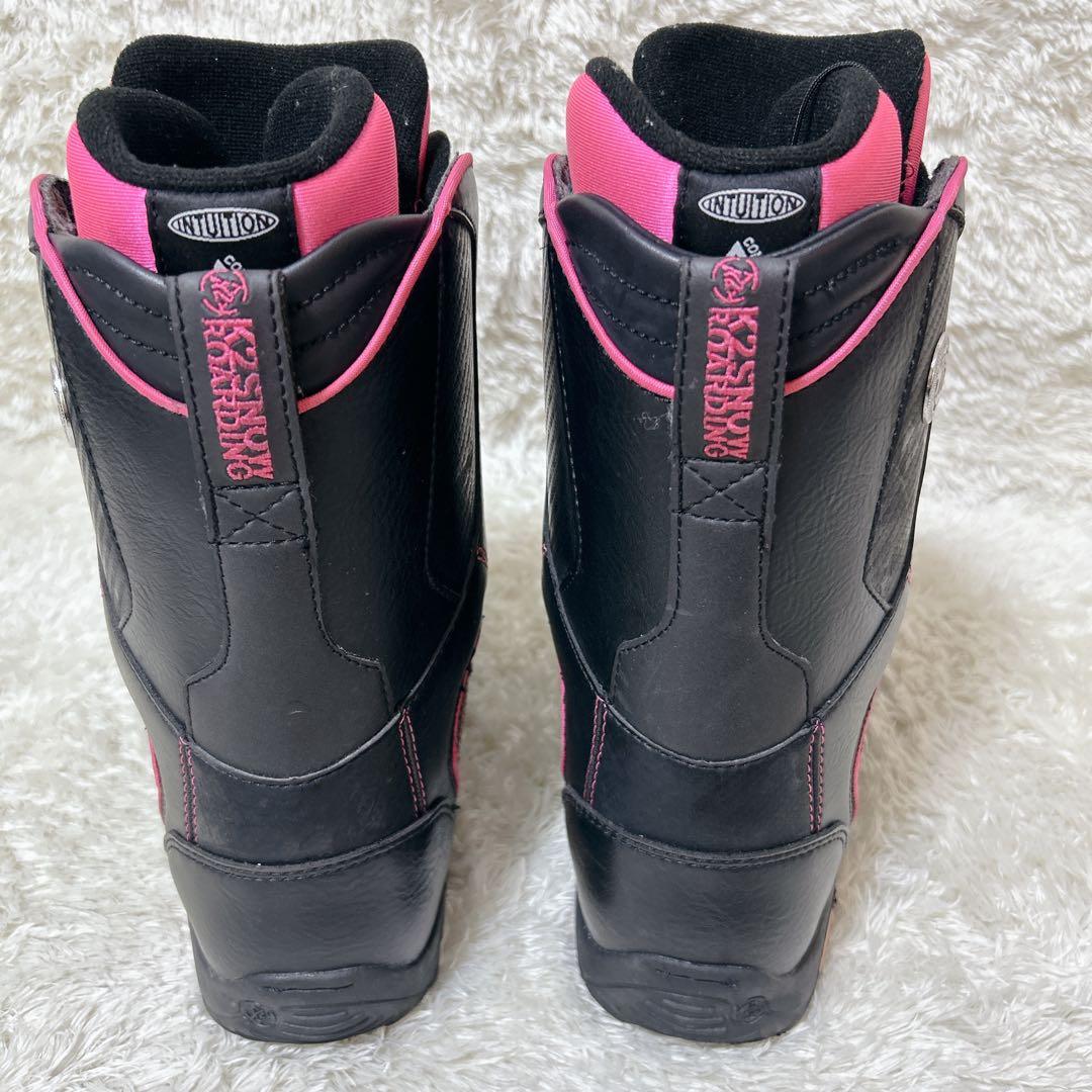 K2 TRANSIT スノーボードブーツ ブラック　ピンク　BOA　23