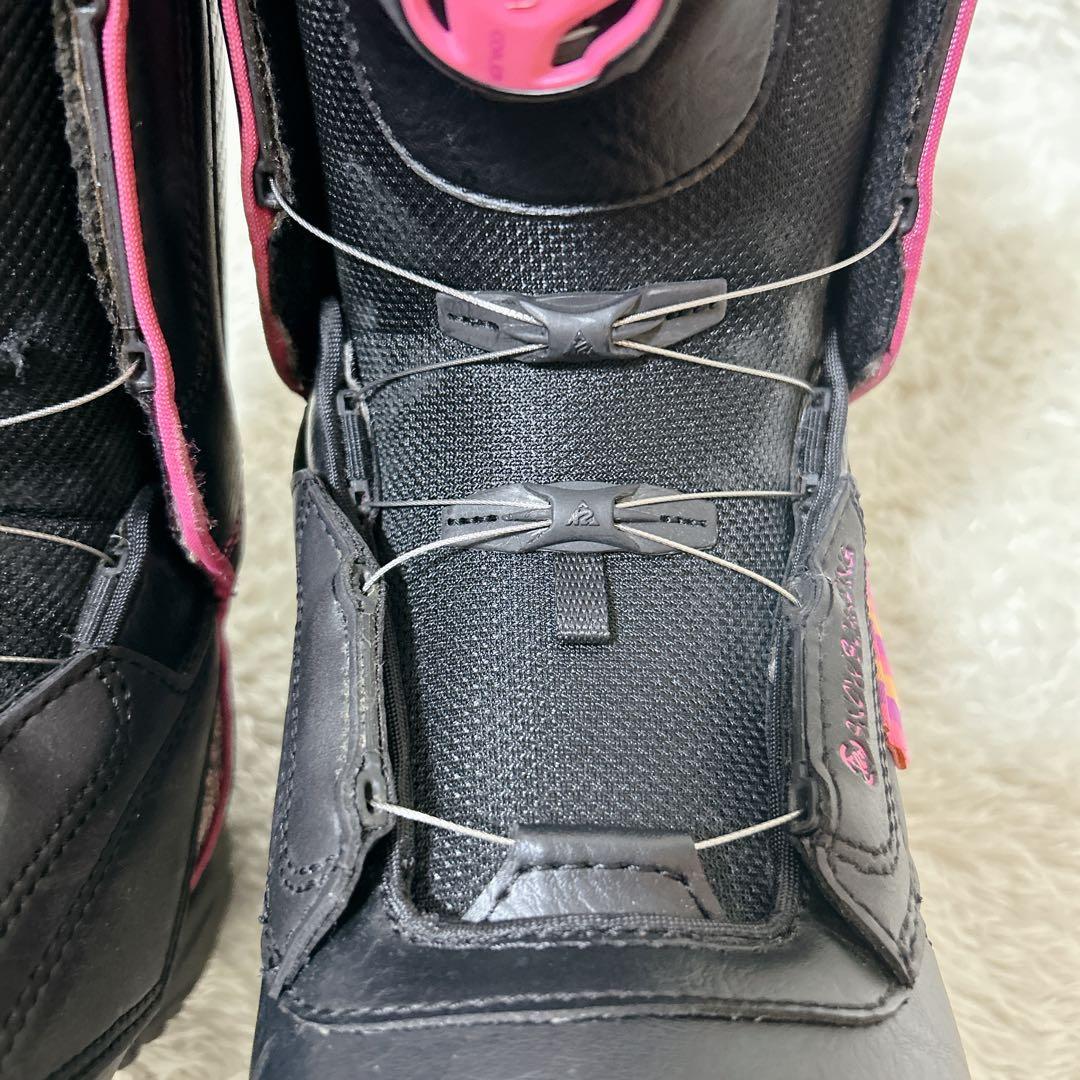 K2 TRANSIT スノーボードブーツ ブラック　ピンク　BOA　23