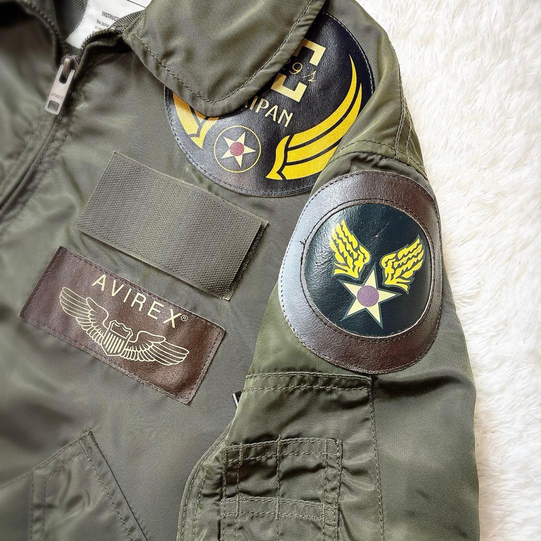 AVIREX パッチカスタム フライトジャケット M Y2K ミリタリー