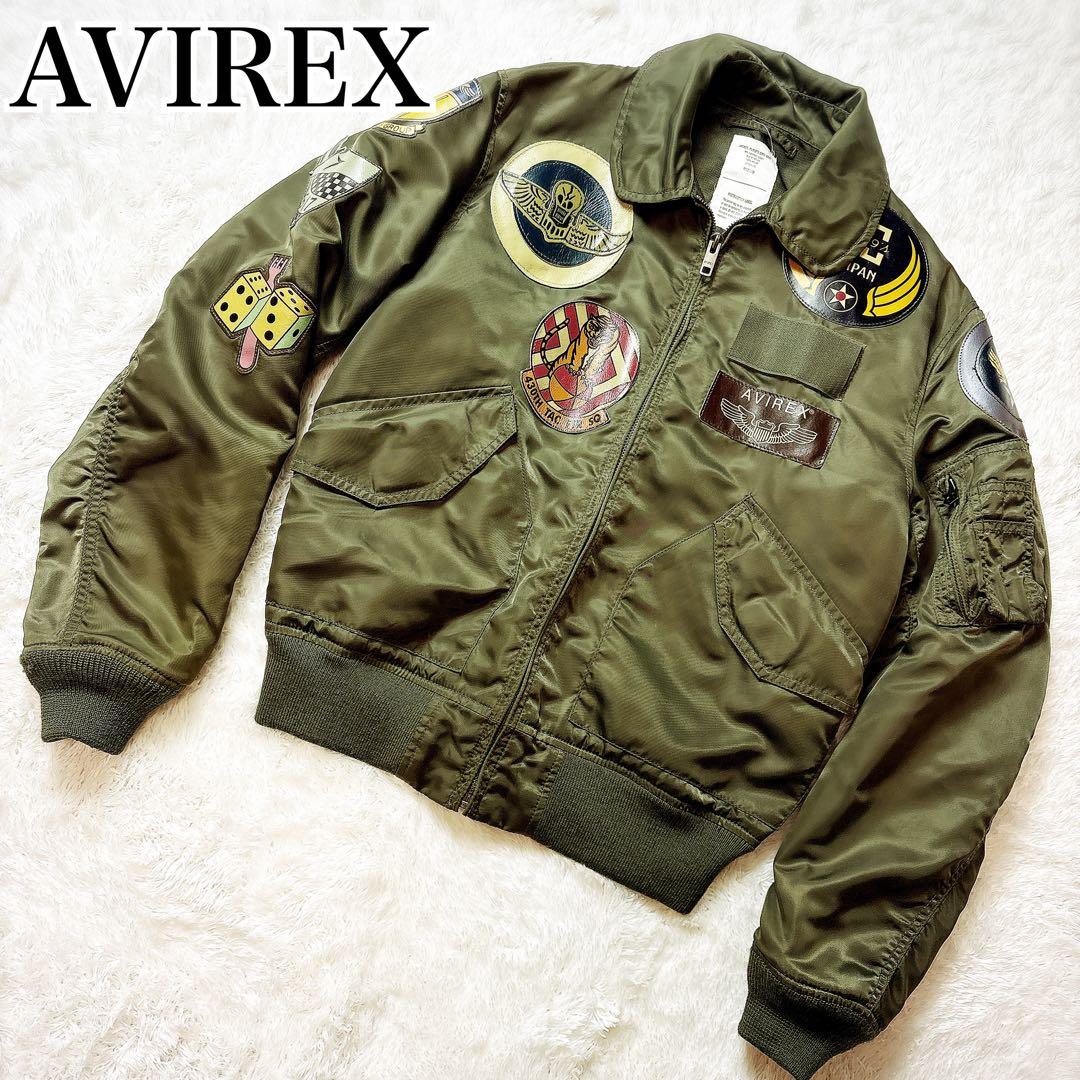 AVIREX パッチカスタム フライトジャケット M Y2K ミリタリー