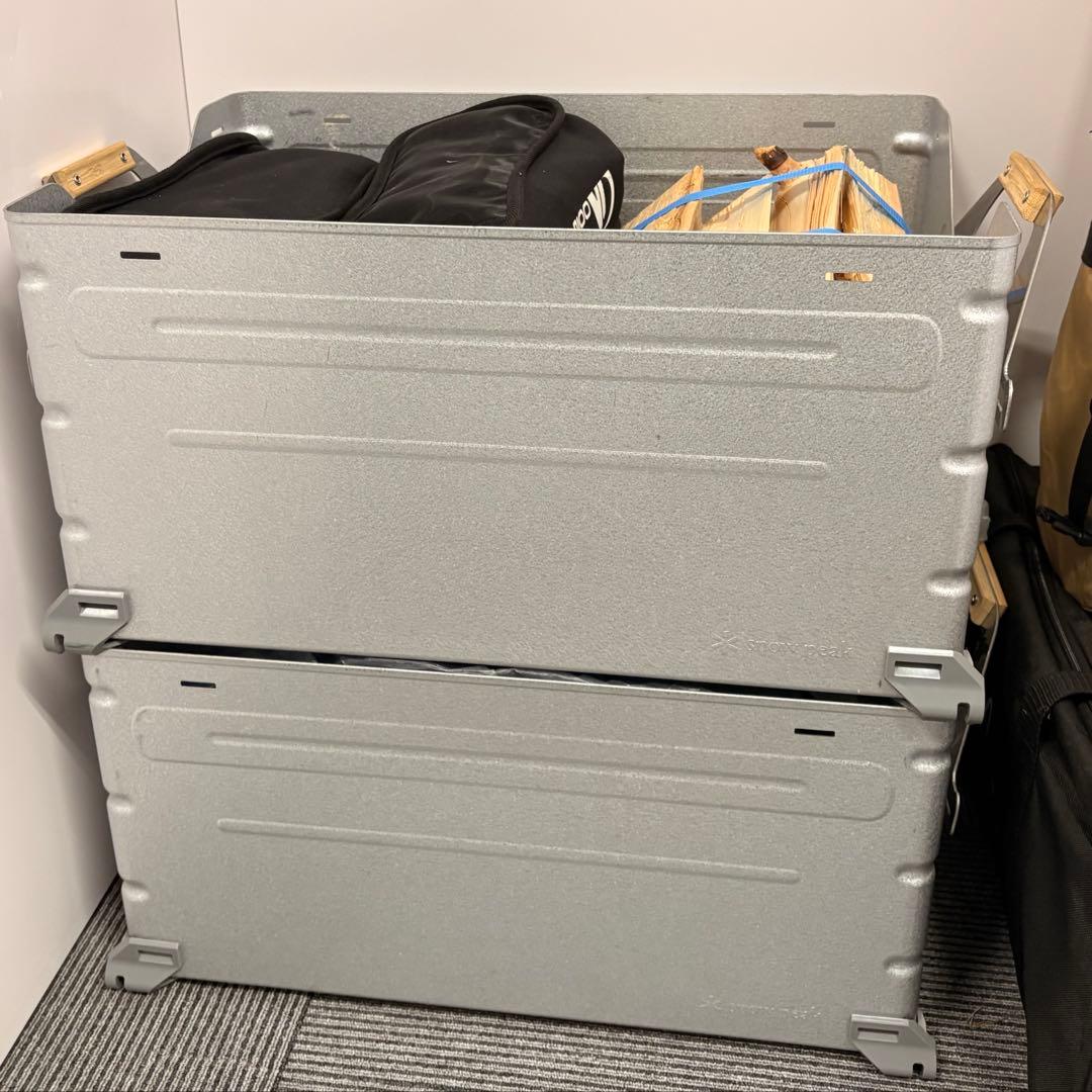 スノーピーク シェルフコンテナ 50 2個セット