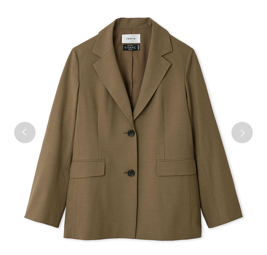 【タグ付き】 FRAY I.D シングルテーラードジャケット CML 0サイズ