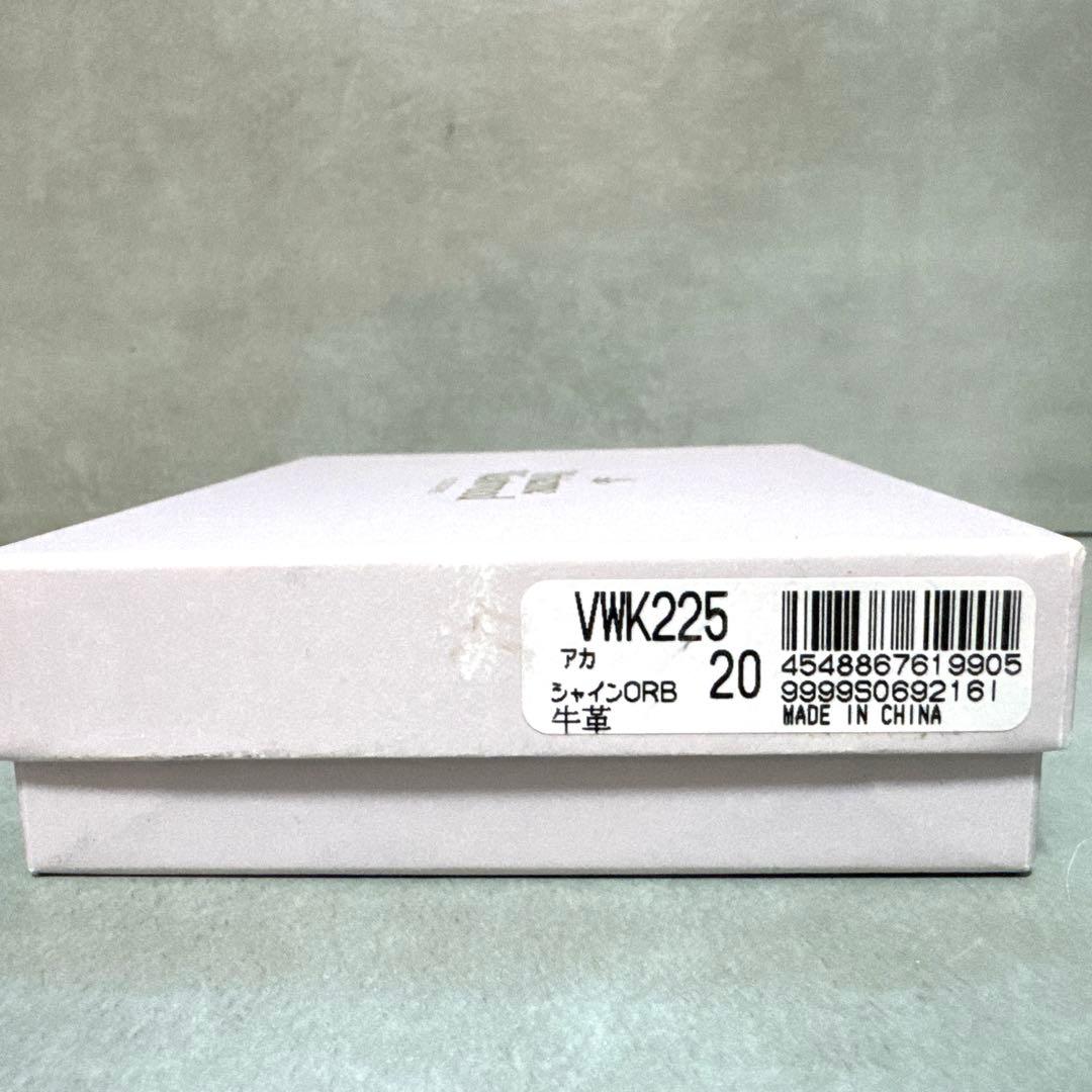 ヴィヴィアンウエストウッド　二つ折り財布　メンズ　レッド　レザー　本革　未使用