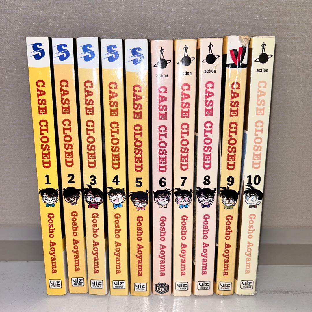 名探偵　コナン　英語版　1〜10巻セット　case closed