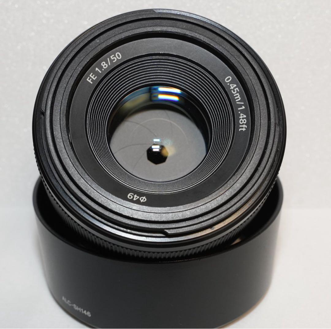【極美品】SONY FE 50mm F1.8 単焦点 SEL50F18F
