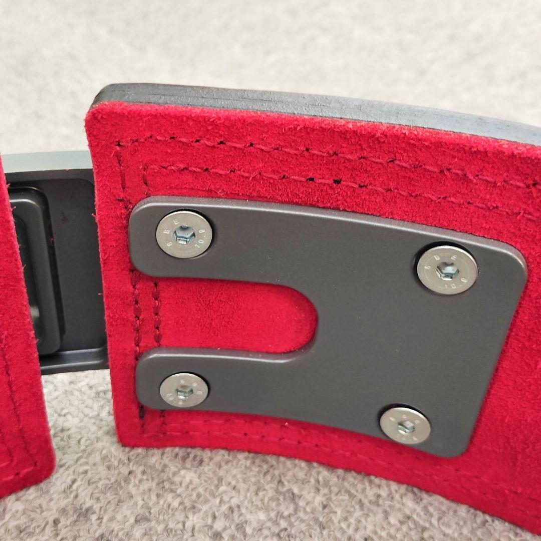 SBD パワーベルト 13mm Mサイズ 黒/赤
