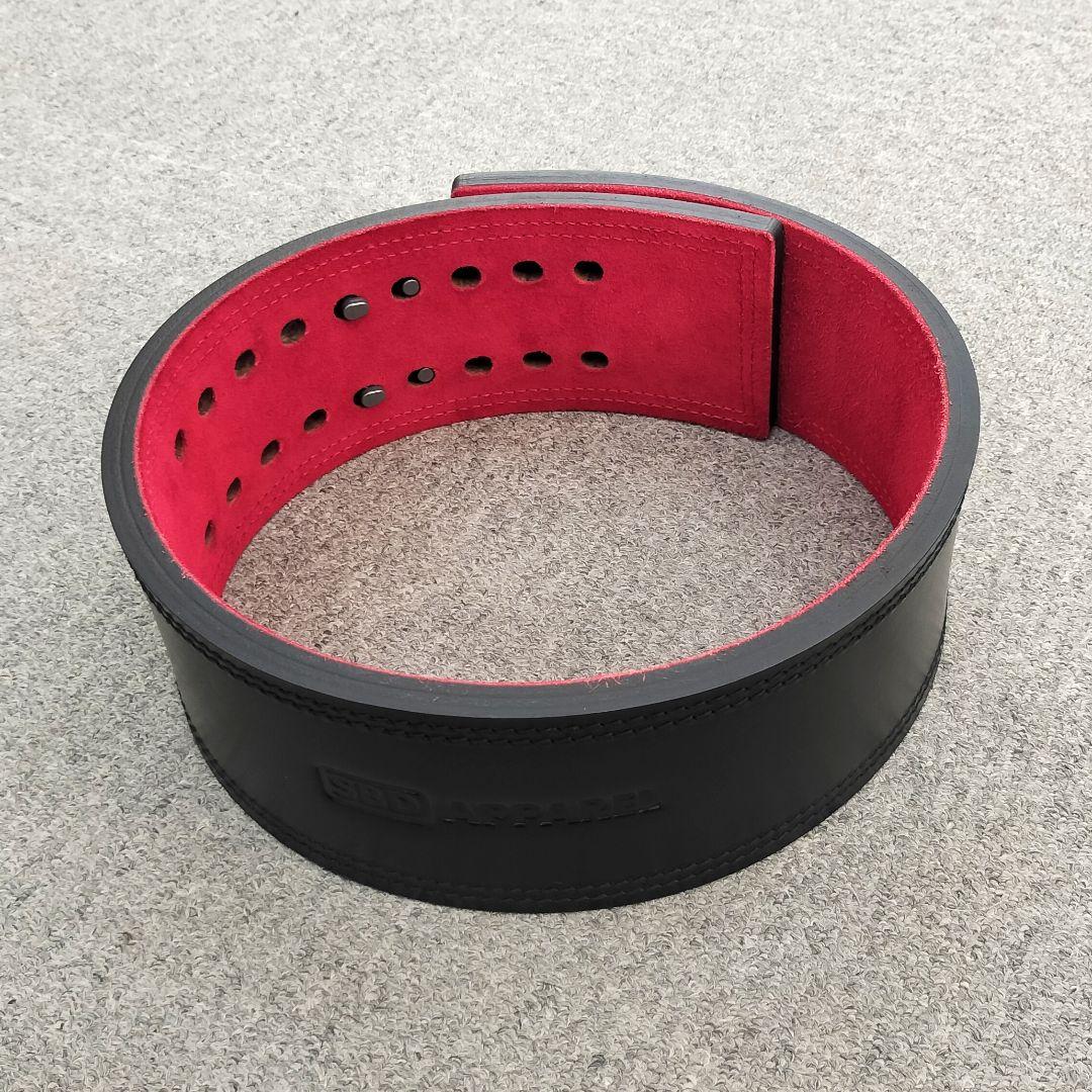 SBD パワーベルト 13mm Mサイズ 黒/赤