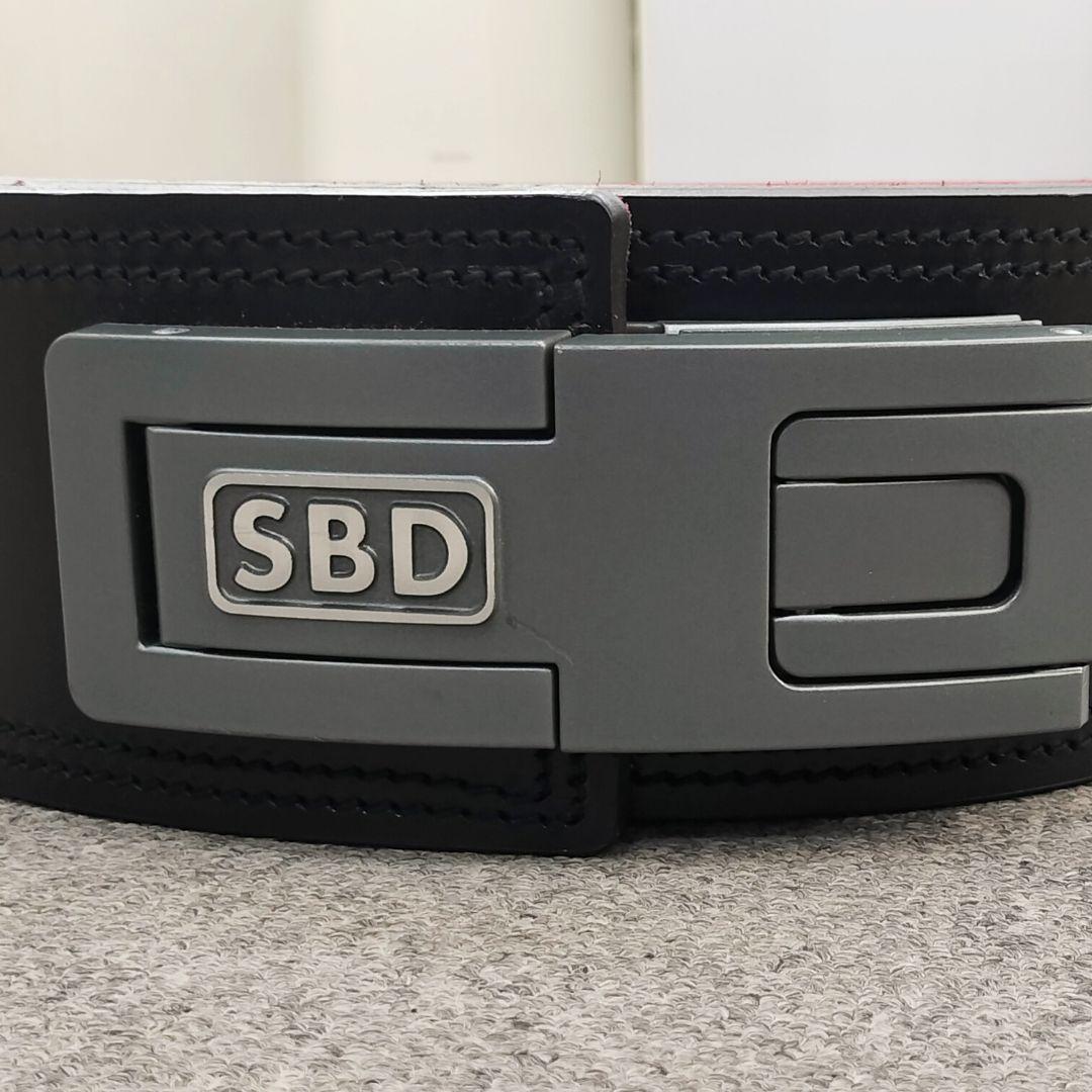 SBD パワーベルト 13mm Mサイズ 黒/赤