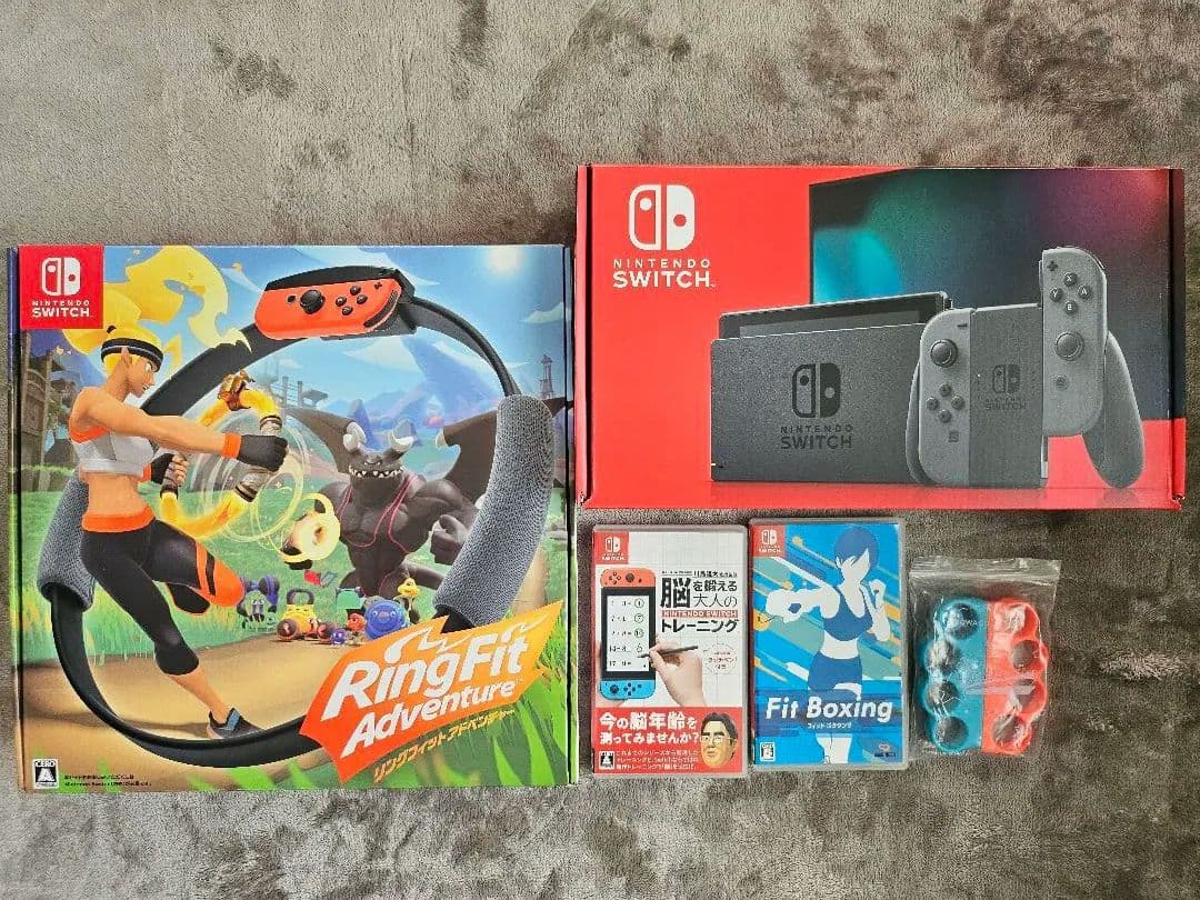Nintendo Switch 本体 + Ring Fitとその他ソフト